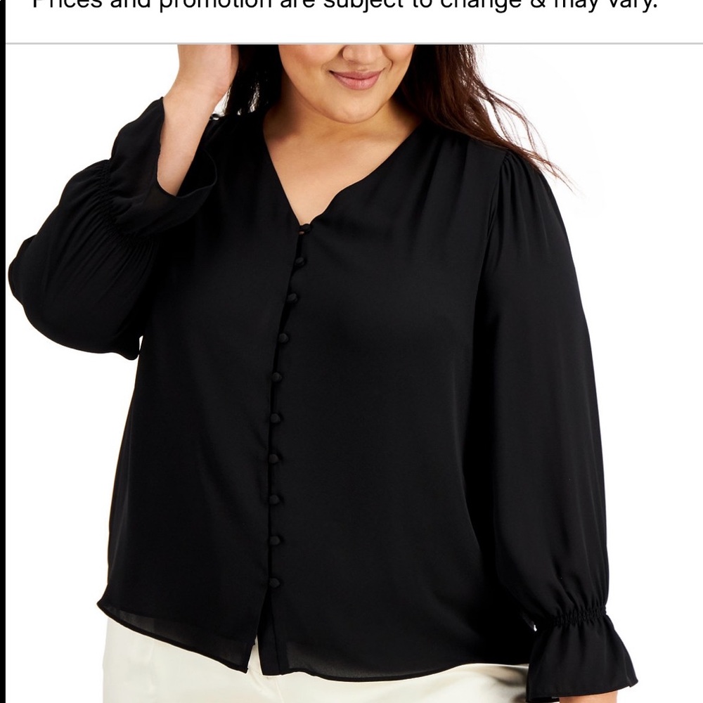 alfani Button front blouse new with tags